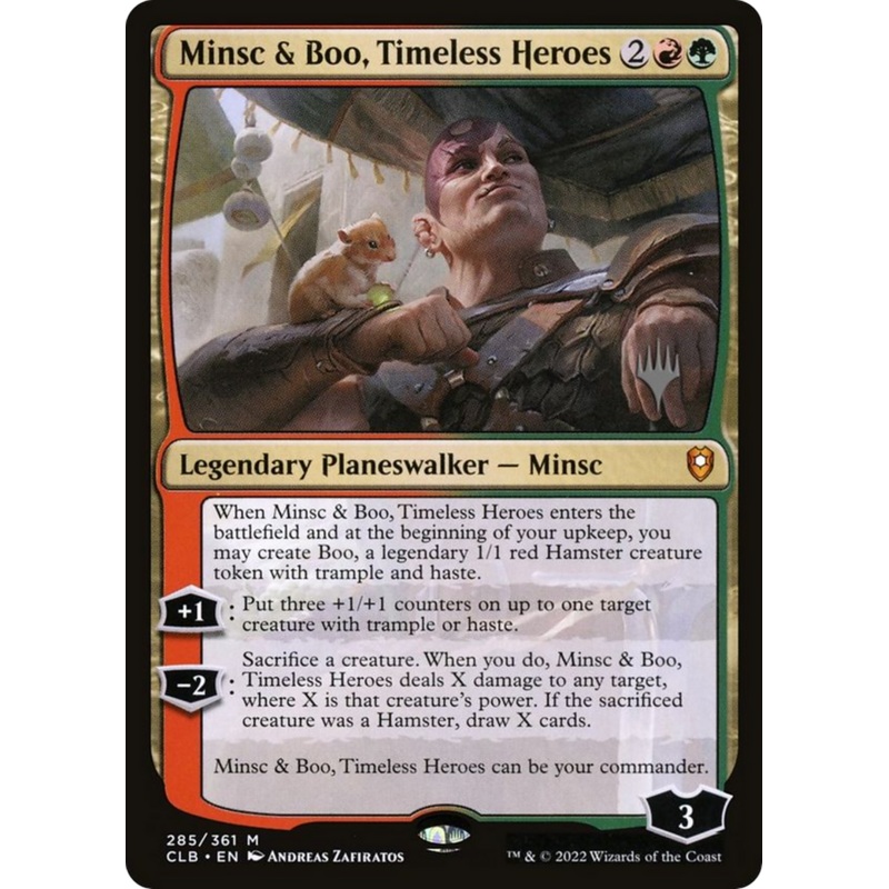 Minsc & Boo, Timeless Heroes (Promo Pack) [The Lost Caverns of Ixalan Promos]