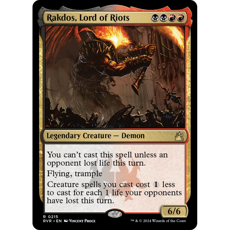 Rakdos, Lord of Riots [Ravnica Remastered]