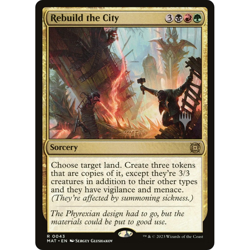 Rebuild the City (Promo Pack) [The Lost Caverns of Ixalan Promos]