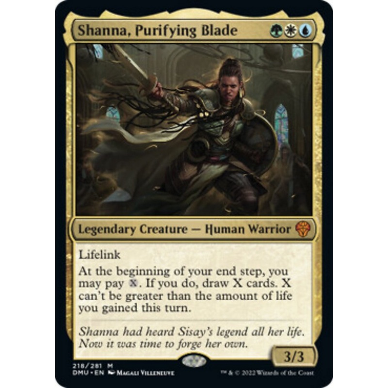 Shanna, Purifying Blade [Dominaria United]