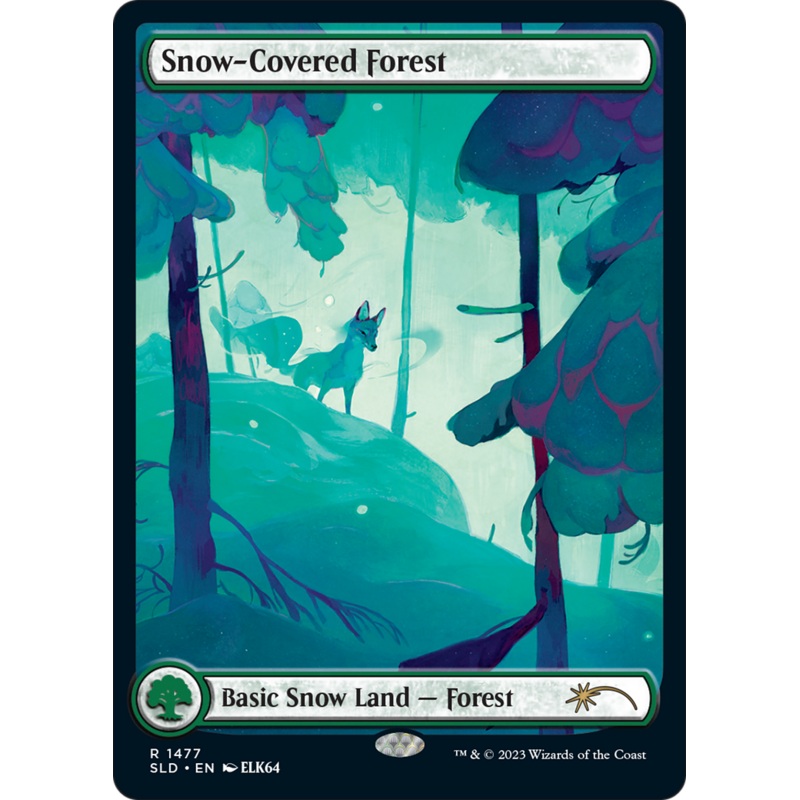 Snow-Covered Forest (1477) [Secret Lair Drop Series]