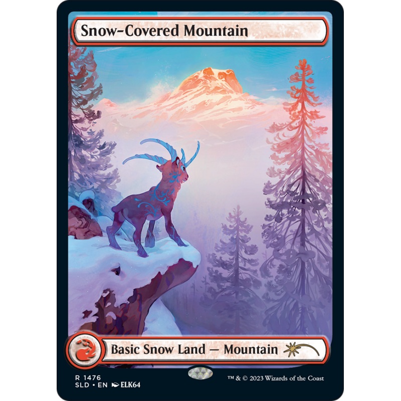Snow-Covered Mountain (1476) [Secret Lair Drop Series]