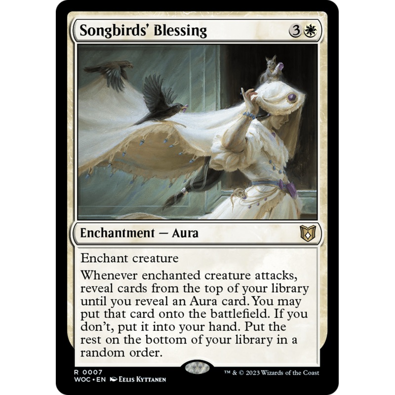 Songbirds' Blessing [Wilds of Eldraine Commander]