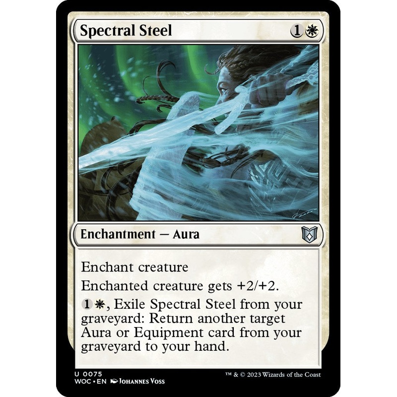 Spectral Steel [Wilds of Eldraine Commander]