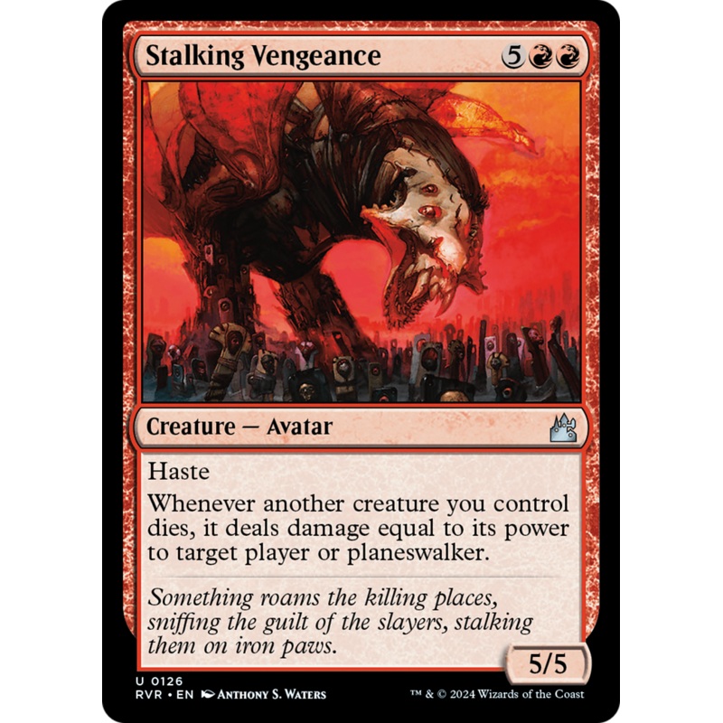 Stalking Vengeance [Ravnica Remastered]