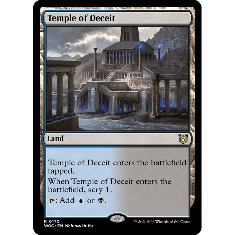Temple of Deceit [Wilds of Eldraine Commander]