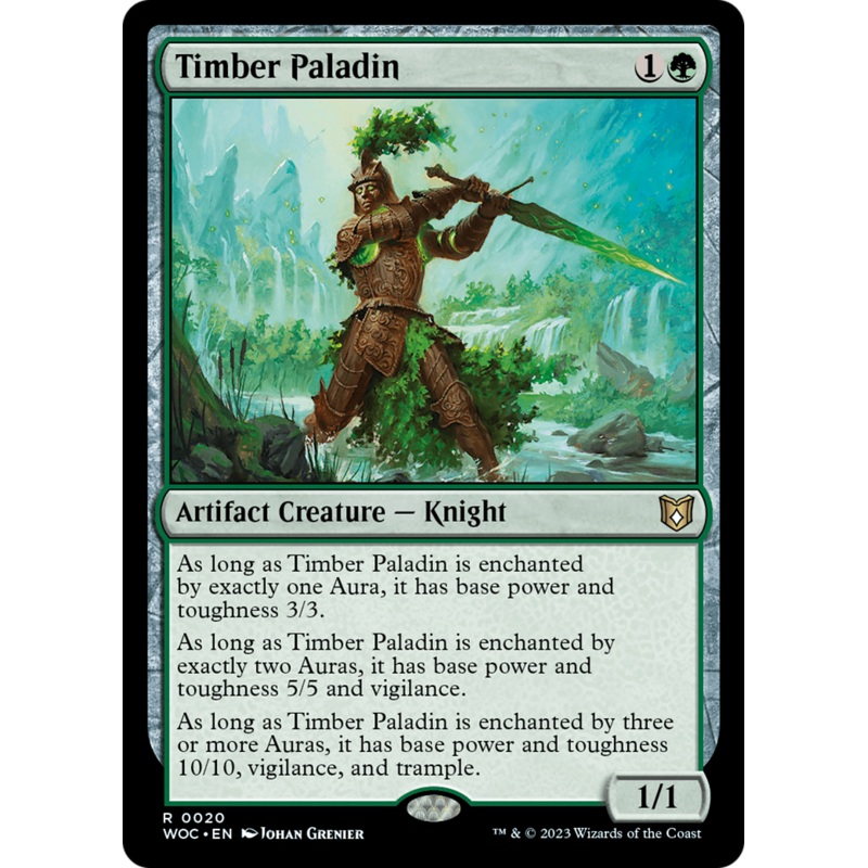 Timber Paladin [Wilds of Eldraine Commander]