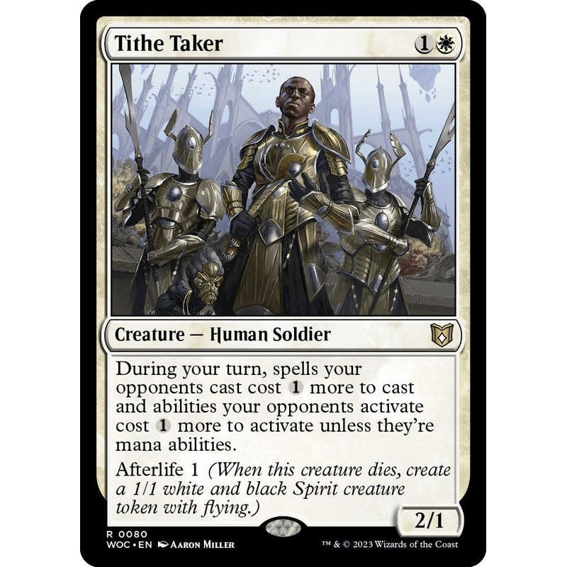 Tithe Taker [Wilds of Eldraine Commander]
