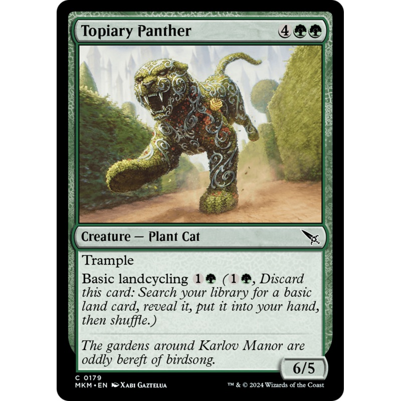 Topiary Panther [Murders at Karlov Manor]
