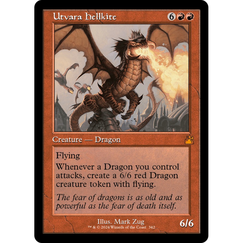 Utvara Hellkite (Retro Frame) [Ravnica Remastered]