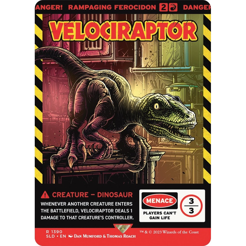 Velociraptor - Rampaging Ferocidon [Secret Lair Drop Series]