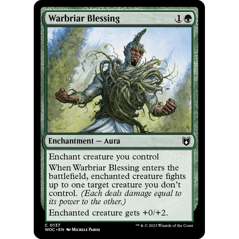 Warbriar Blessing [Wilds of Eldraine Commander]