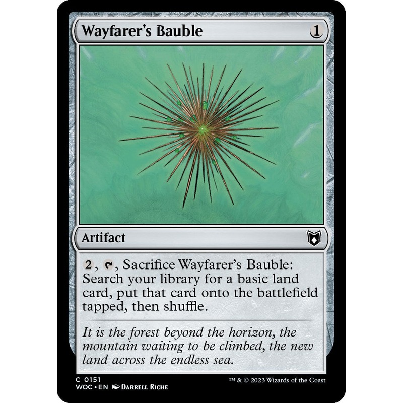 Wayfarer's Bauble [Wilds of Eldraine Commander]