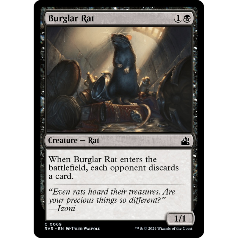 Burglar Rat [Ravnica Remastered]