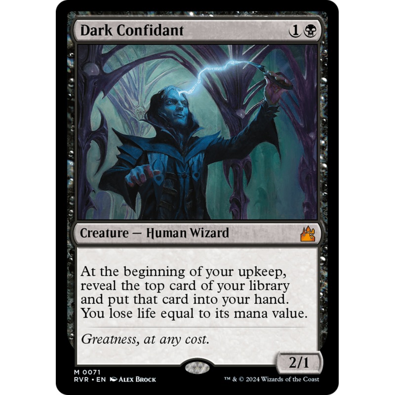 Dark Confidant [Ravnica Remastered]