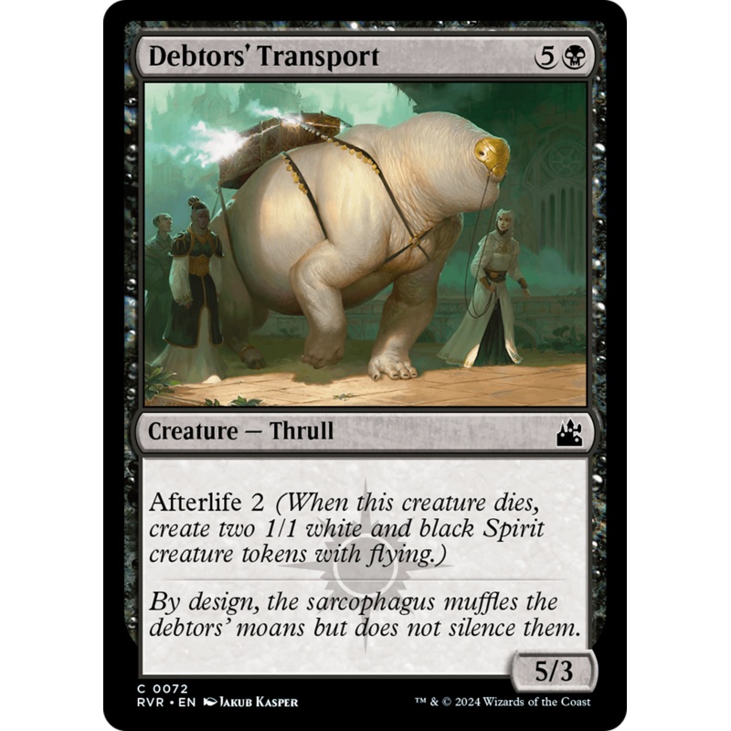 Debtors' Transport [Ravnica Remastered]
