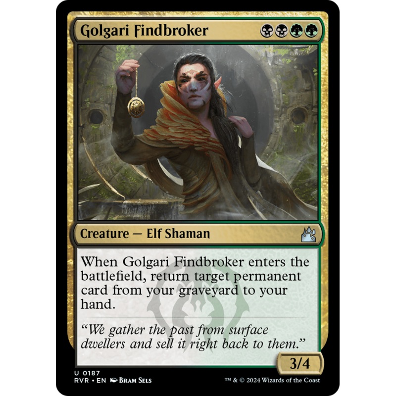 Golgari Findbroker [Ravnica Remastered]