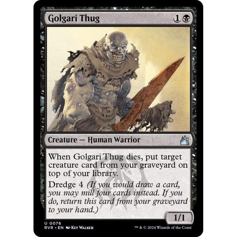 Golgari Thug [Ravnica Remastered]