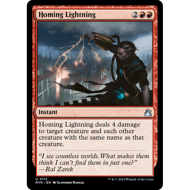 Homing Lightning [Ravnica Remastered]