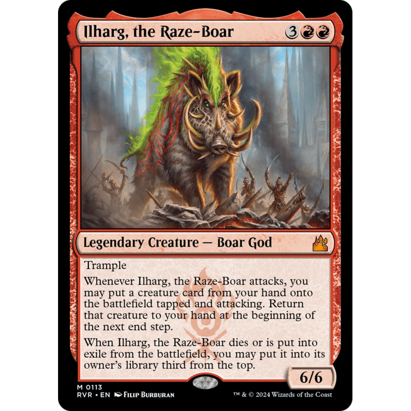 Ilharg, the Raze-Boar [Ravnica Remastered]