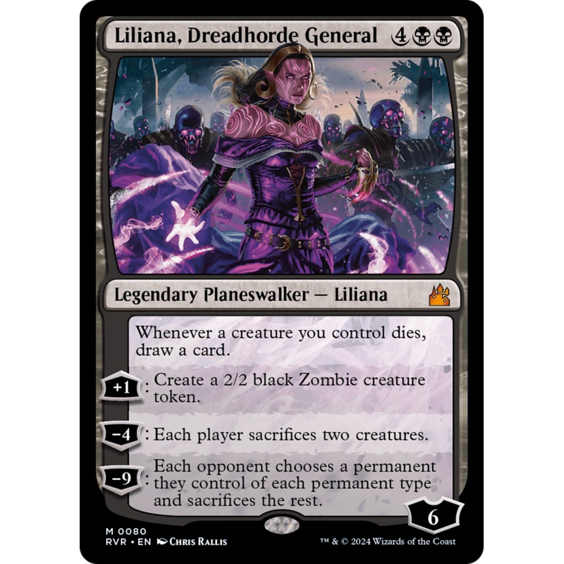 Liliana, Dreadhorde General [Ravnica Remastered]