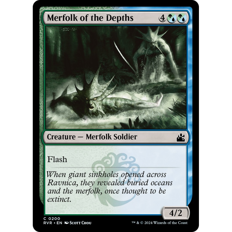 Merfolk of the Depths [Ravnica Remastered]