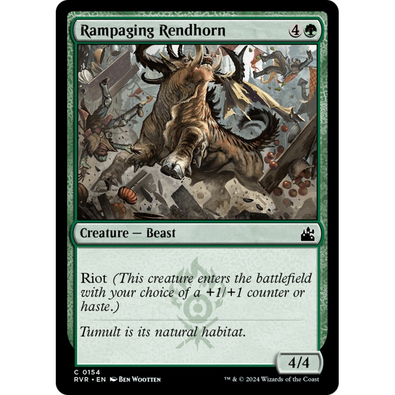 Rampaging Rendhorn [Ravnica Remastered]