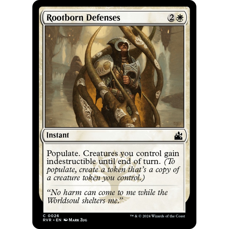 Rootborn Defenses [Ravnica Remastered]