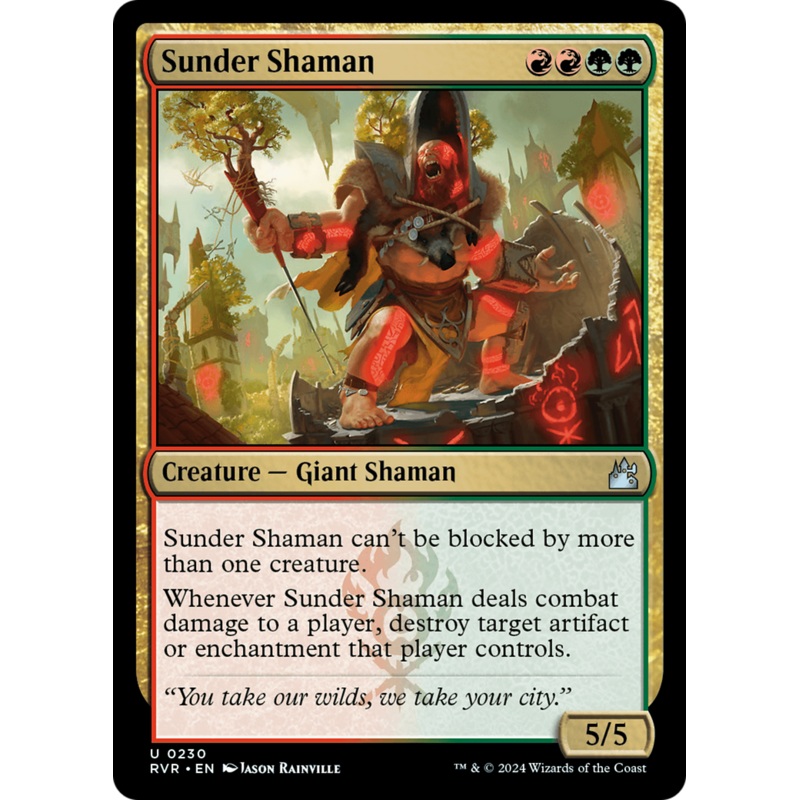 Sunder Shaman [Ravnica Remastered]