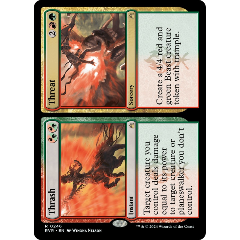 Thrash // Threat [Ravnica Remastered]