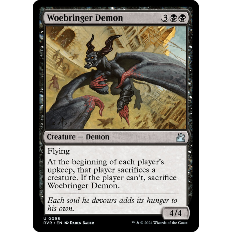 Woebringer Demon [Ravnica Remastered]
