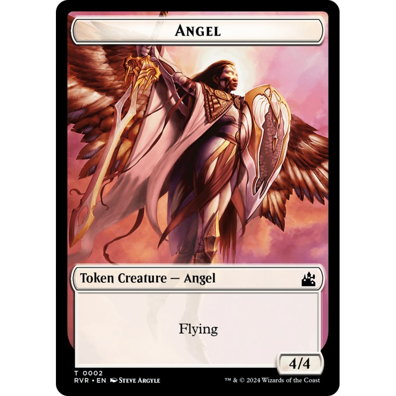 Angel Token (0002) [Ravnica Remastered Tokens]