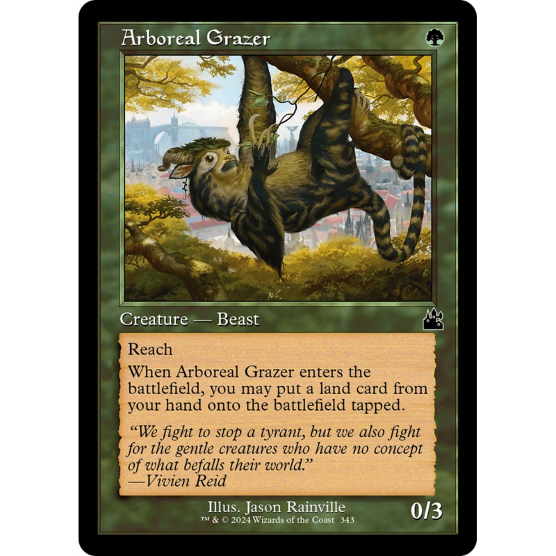 Arboreal Grazer (Retro Frame) [Ravnica Remastered]