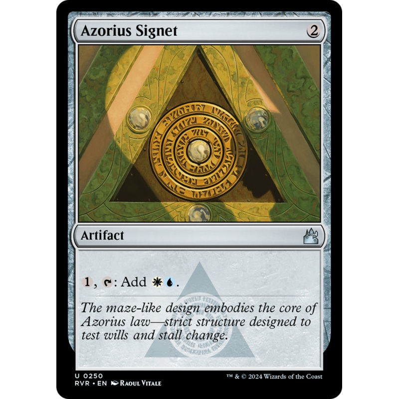 Azorius Signet [Ravnica Remastered]