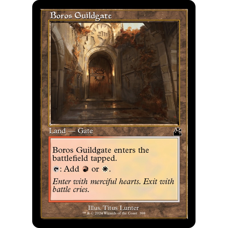 Boros Guildgate (Retro Frame) [Ravnica Remastered]