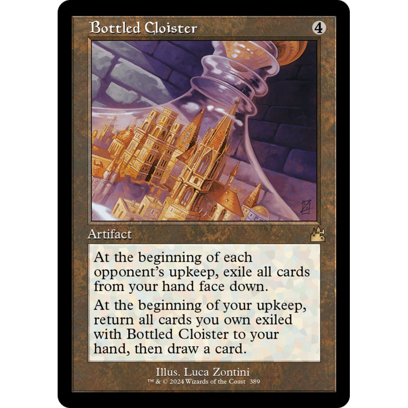 Bottled Cloister (Retro Frame) [Ravnica Remastered]