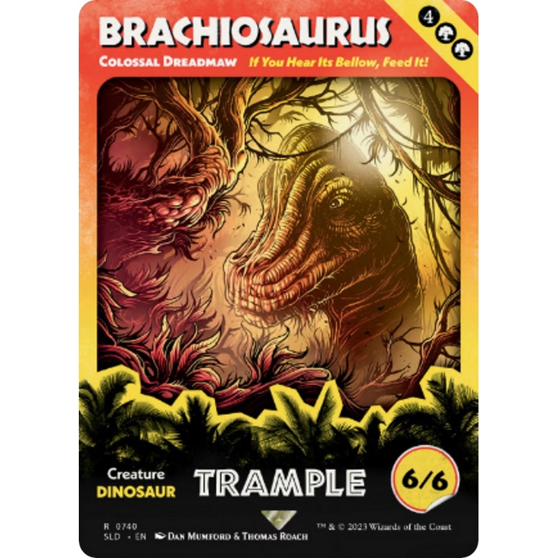 Brachiosaurus - Colossal Dreadmaw [Secret Lair Drop Series]