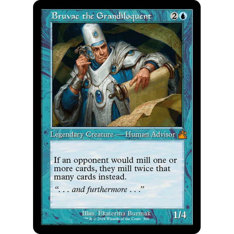 Bruvac the Grandiloquent (Retro Frame) [Ravnica Remastered]
