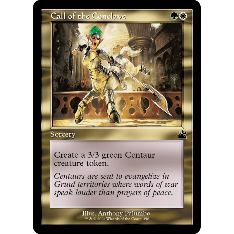 Call of the Conclave (Retro Frame) [Ravnica Remastered]