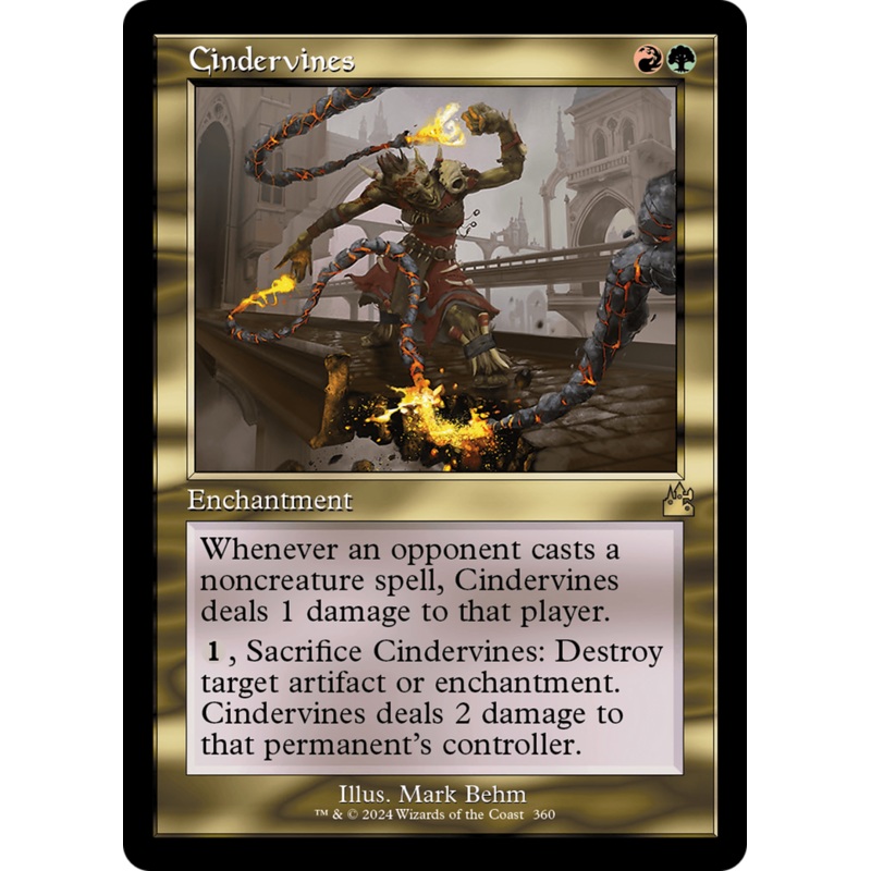 Cindervines (Retro Frame) [Ravnica Remastered]
