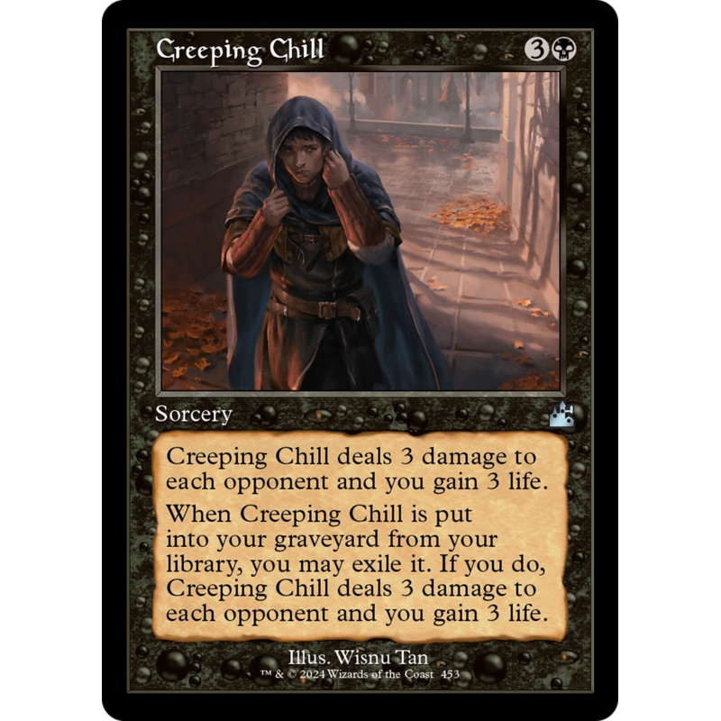 Creeping Chill (Retro Frame) [Ravnica Remastered]