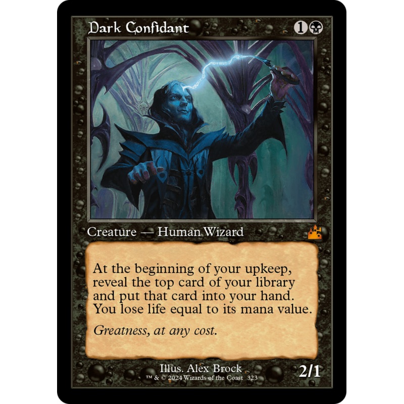 Dark Confidant (Retro Frame) [Ravnica Remastered]