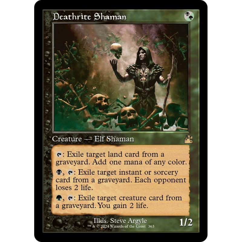 Deathrite Shaman (Retro Frame) [Ravnica Remastered]