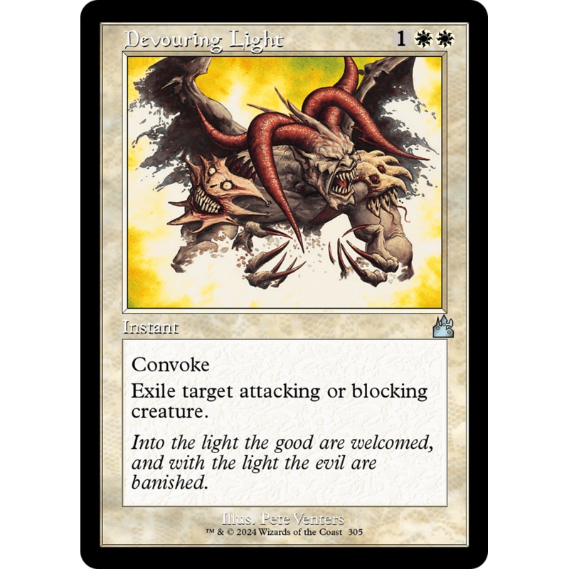 Devouring Light (Retro Frame) [Ravnica Remastered]