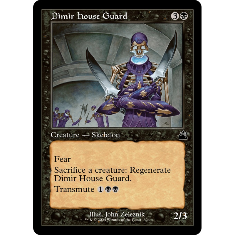 Dimir House Guard (Retro Frame) [Ravnica Remastered]