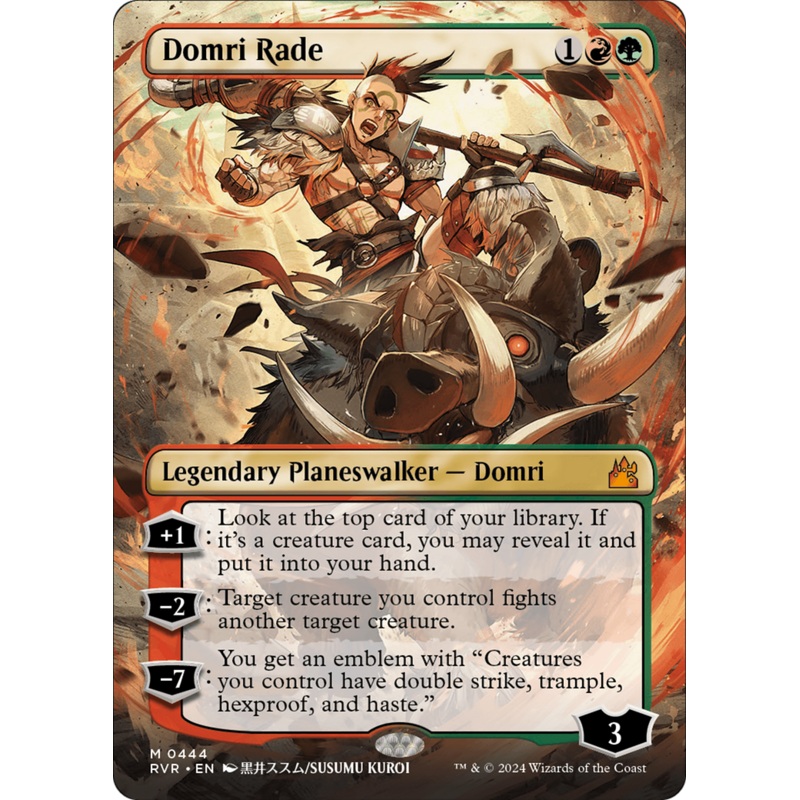 Domri Rade (Anime Borderless) [Ravnica Remastered]