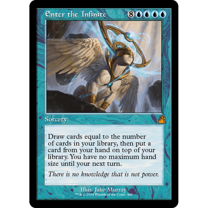 Enter the Infinite (Retro Frame) [Ravnica Remastered]