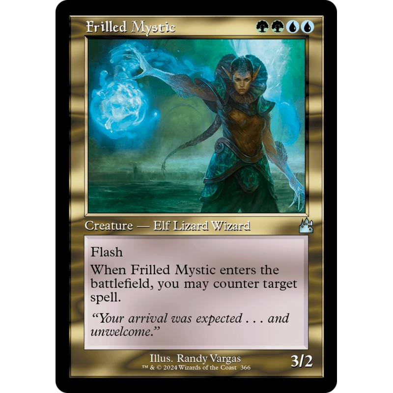 Frilled Mystic (Retro Frame) [Ravnica Remastered]