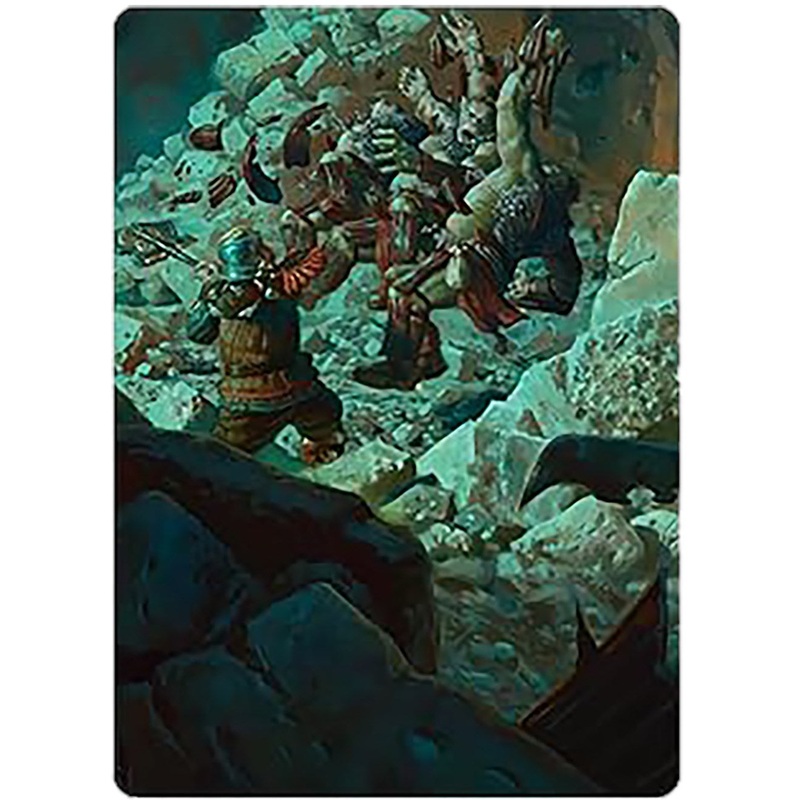 Gimli's Reckless Might Art Card [The Lord of the Rings: Tales of Middle-earth Art Series]