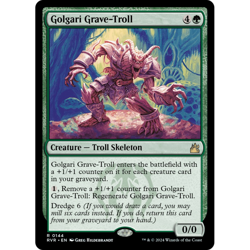 Golgari Grave-Troll [Ravnica Remastered]